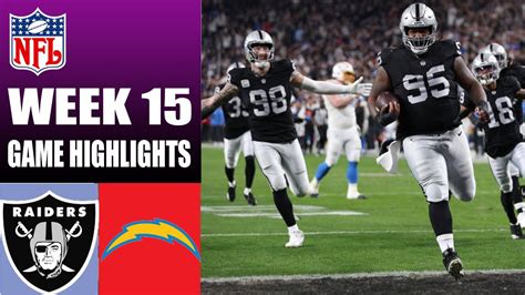 Las Vegas Raiders Vs Los Angeles Chargers [full Game] Week 15 Nfl