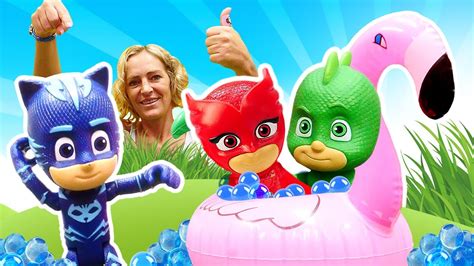 Pj Masks Abenteuer Mit Nicole Spa Mit Spielzeugen Videos F R Kinder