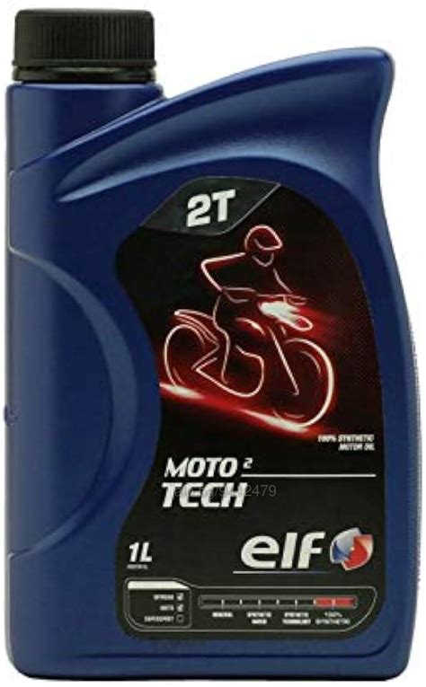 Двигателно масло за мотор ELF MOTO 2 TECH 1L 2T Масла греси Резервни