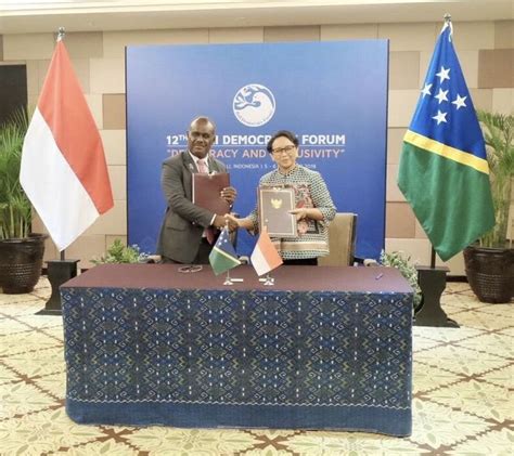 Solomon Islands And Indonesia Strengthen Development Co Operation Rnz