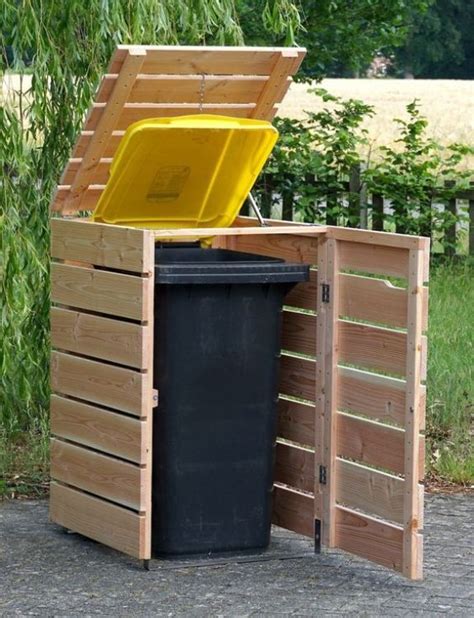 20 DIY Garbage Can Enclosure Ideas: Tidying Outdoor Space