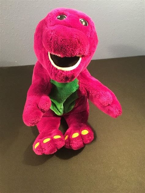 Large Talking Singing Plush Barney 1997 Actimates Interactive Microsoft