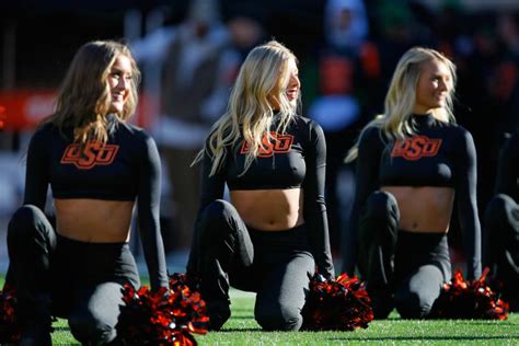 Photos Meet The Cheerleader Making Headlines At Big 12 Media Days The Spun