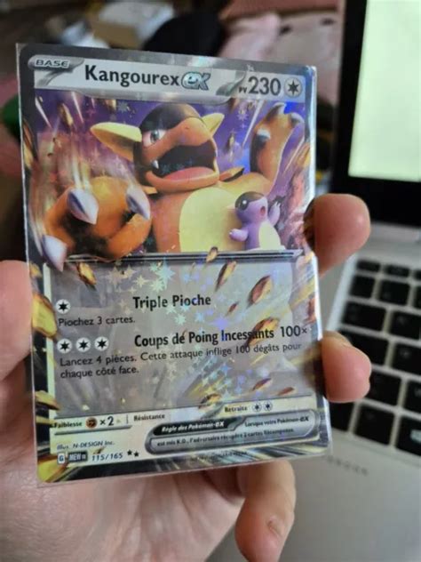 Carte Pok Mon Kangourex Ex Mew Fr Design Collection Jeu Vid O