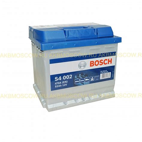 Аккумулятор Bosch S4 (002) купить в Москве с доставкой, цены в интернет ...