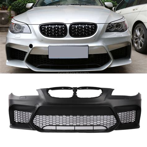 M5 Style Non Pdc Front Bumper Kit W Yellow Fogs 2004 2005 2006 2007