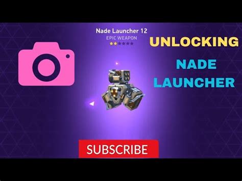 Unlocking Nade Launcher Op Weapon Mech Arena Youtube