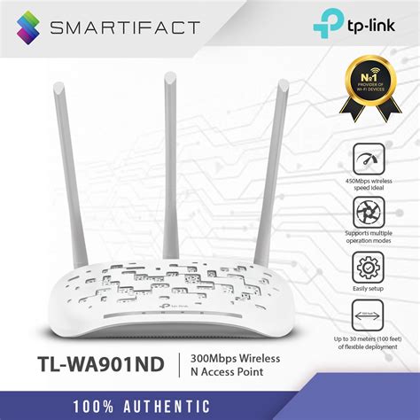 TP LINK TL WA901ND 450Mbps Wireless N Access Point Shopee Philippines