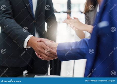 Business Shaking Hands. Successful Businessmen Handshaking after Good ...