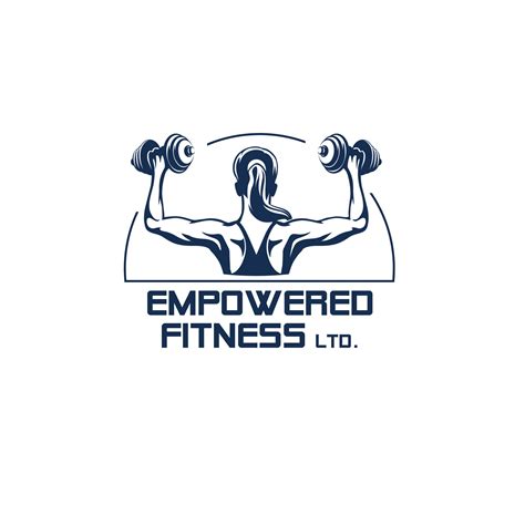 Feminine Modern Logo Design For Empowered Fitness Ltd By Collinlevine