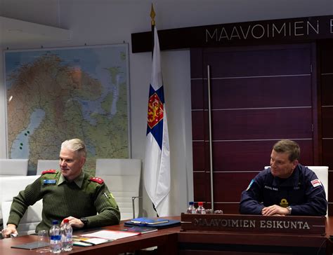 Deputy Commander Of Joint Force Command Norfolk Visited Finland The