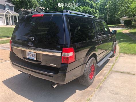 2017 Ford Expedition With 18x9 20 Fuel Covert And 27565r18 Kelly Edge At And Stock Custom Offsets