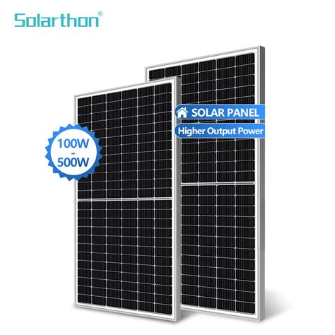 Mono Crystalline Solar Panel For Solar Panel System China Crystalline