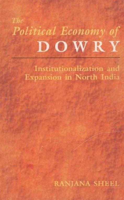 Political Economy Of Dowry 9788173042645 Dr Ranjana Sheel Boeken