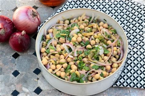 Salade De Pois Chiches Au Citron Confit Coriandre Et Cumin Happy