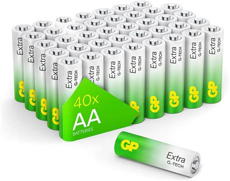 GP Extra Alkaline Batterien AA 1 5V Longlife G TECH Technologie 40