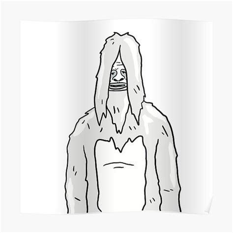 Sassy The Sasquatch Poster For Sale By Sturgesc Redbubble