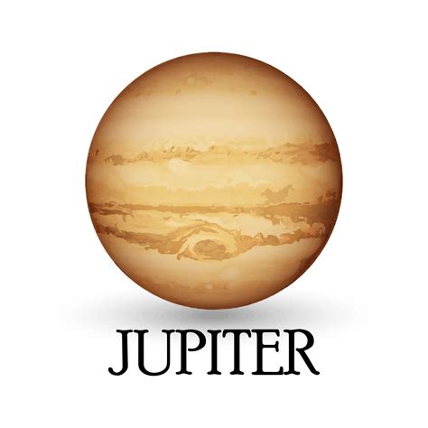 Planet Jupiter Illustration Vector 5740250 Vector Art At Vecteezy