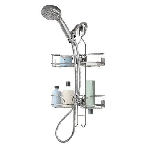 Shop 2625 In H Over The Showerhead Steel Hanging Shower Caddy At