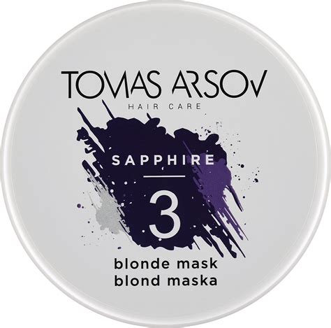 Tomas Arsov Sapphire Blonde Mask Mask för ljust färgat och markerat hår Makeup se