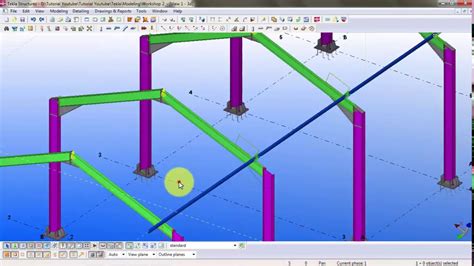 Tekla Structure Drawing Tutorial Anthonyhoffeditz