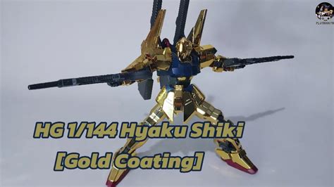 JMS HG 1 144 Hyaku Shiki Gold Coating Review Bootleg Plamo Review