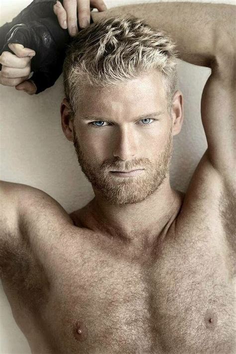 Pinterest Blonde Guys Hairy Men Portrait