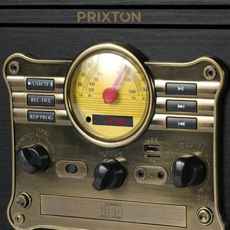 Prixton Century Tocadiscos Bluetooth PcComponentes