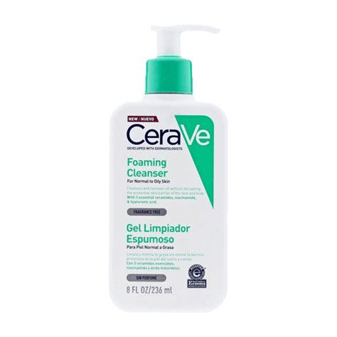 CERAVE GEL LIMPIADOR ESPUMOSO 236 ML Pharmasalus