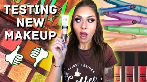 Huge Testing New Makeup New Colourpop Liners Elf Cc Cream Lip Oil