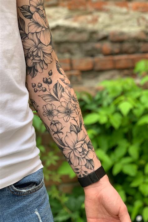 Tattoo Uploaded By Kamil Arthur Details Of Healed Floral Sleeve