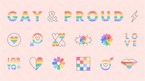 14 LGBTQ Emblems And Symbols - Graphics | Motion Array