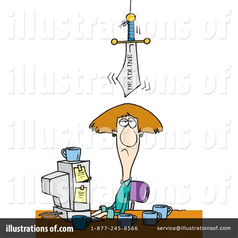 Deadline Clipart #443183 - Illustration by toonaday