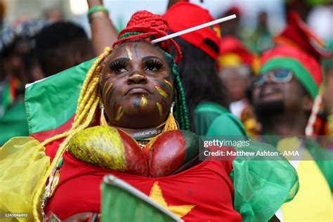 A Fan Of Cameroon During The Fifa World Cup Qatar 2022 Group G Match