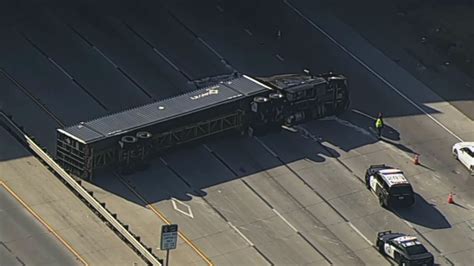 Southbound Highway 101 Reopened In San Jose After Big Rig Crash Cleared