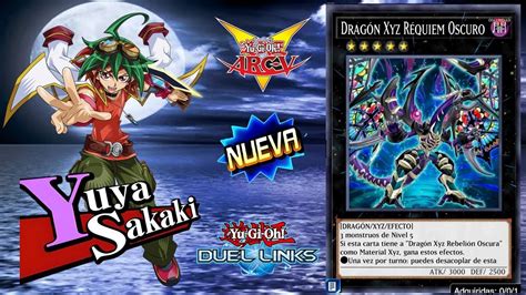 Yuya invoca a Dragón XYZ Réquiem Oscuro Yugioh Duel Links YouTube