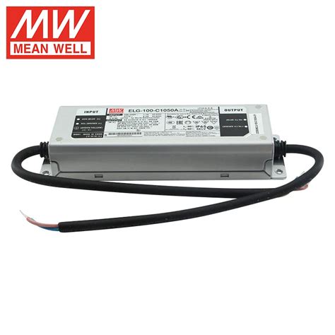 Meanwell Dali Dimmable Ip67 Led Driver Elg 100 C1050a 3y 100w 1050ma