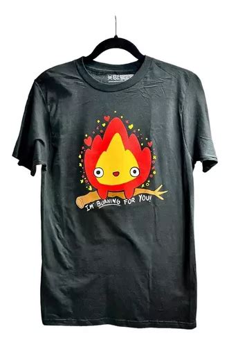 Playera Calcifer El Castillo Vagabundo Mercadolibre