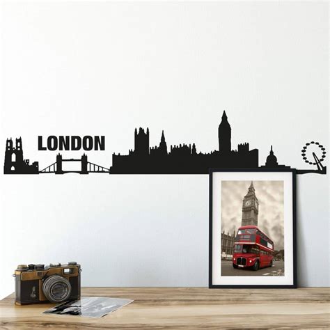 Sticker Mural Londres Skyline Wall Art Fr