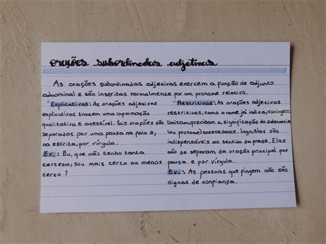 Transforme As Orações Subordinadas Adjetivas Abaixo Em Adjetivos