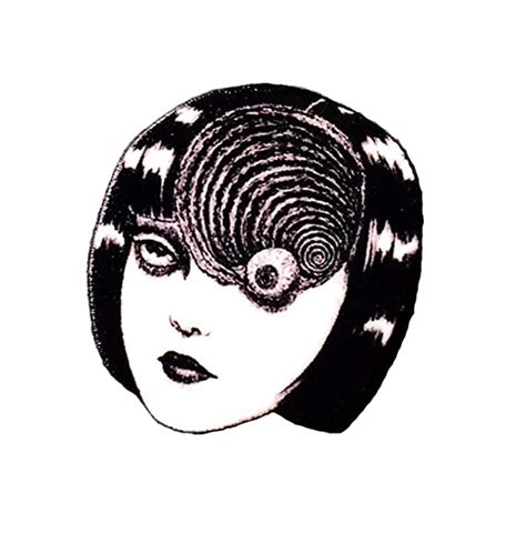 Junji Ito Uzumaki Manga Panel Design Photographic Print