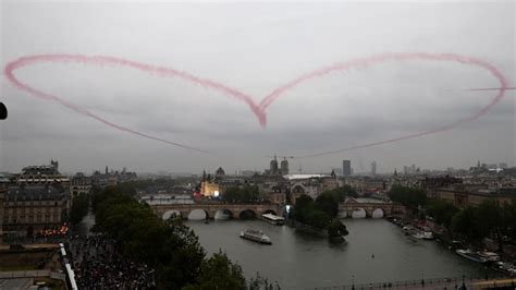 Paris Olympics River Seine Parade Of Nations Incredible Boats