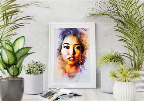 Colorful Portrait Digital Painting - Design Cuts