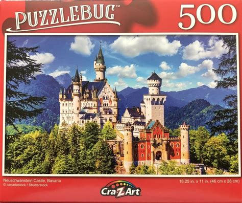 New Puzzlebug Piece Jigsaw Puzzle Neuschwanstein Castle Bavaria Cra