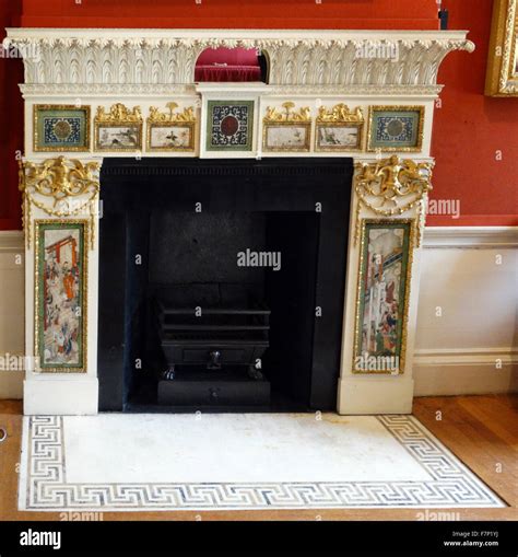 18th Century Oriental Style Adam Fireplace Music Room Kenwood House