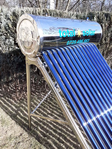 PANOU SOLAR APA CALDA NEPRESURIZAT 200 260 LITRI FLOTOR 5 LITRI INOX