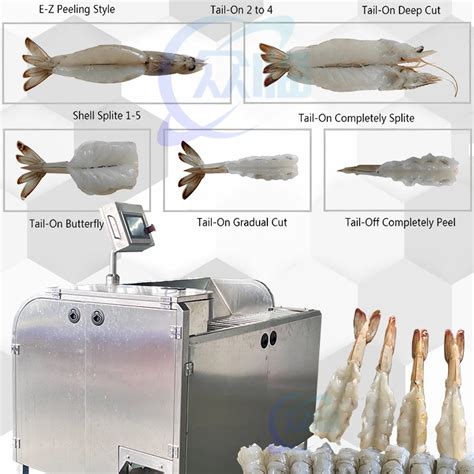 Multiscene Industrial Shrimp Peeler Machine 1500W For Food Shop