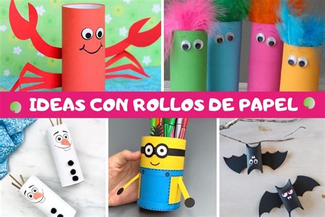 Ideas Divertidas Para Hacer Con ROLLOS De PAPEL