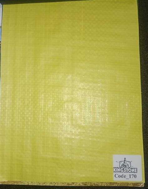 Pe Laminated Hdpe Kingstone Yellow Tarpaulin Thickness Gsm Size