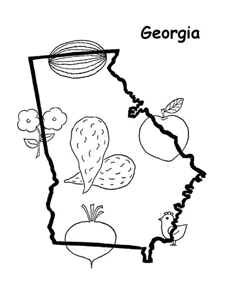 Usa Printables State Outline Shape And Demographic Map State Of